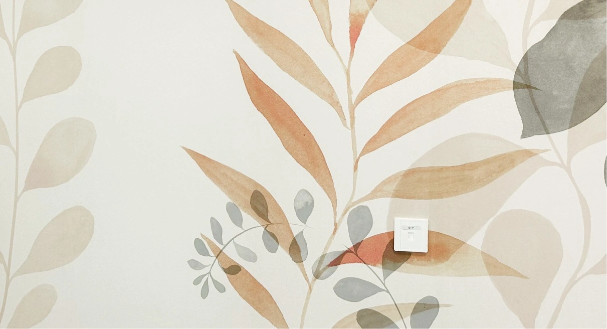 Wall condition after wallpaper installation